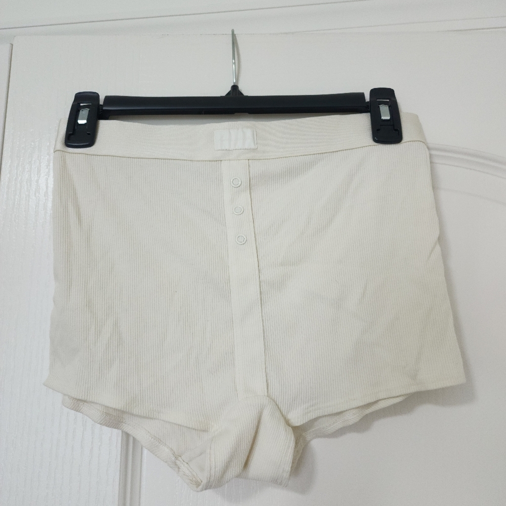 Victoria's Secret Pink White Boxer Short